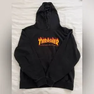 Thrasher hoodie youth size clearance